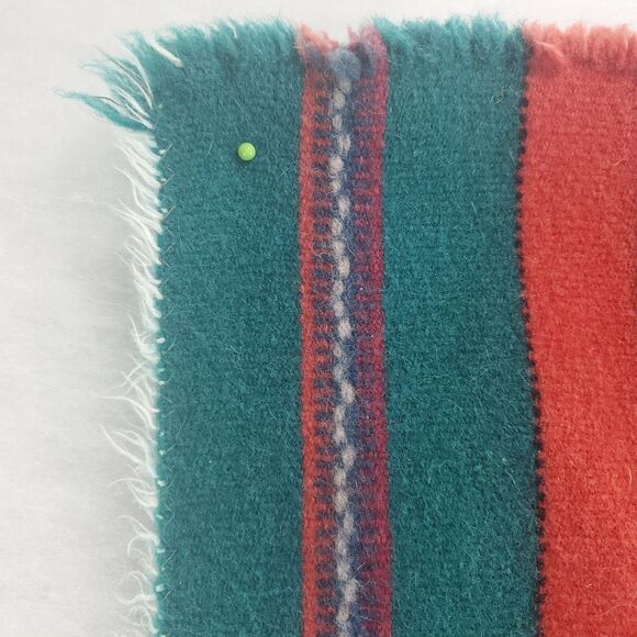 Miniature Saddle Blanket Small Narrow Llama Alpaca Wool Table Runner Equestrian - Picture 2 of 8